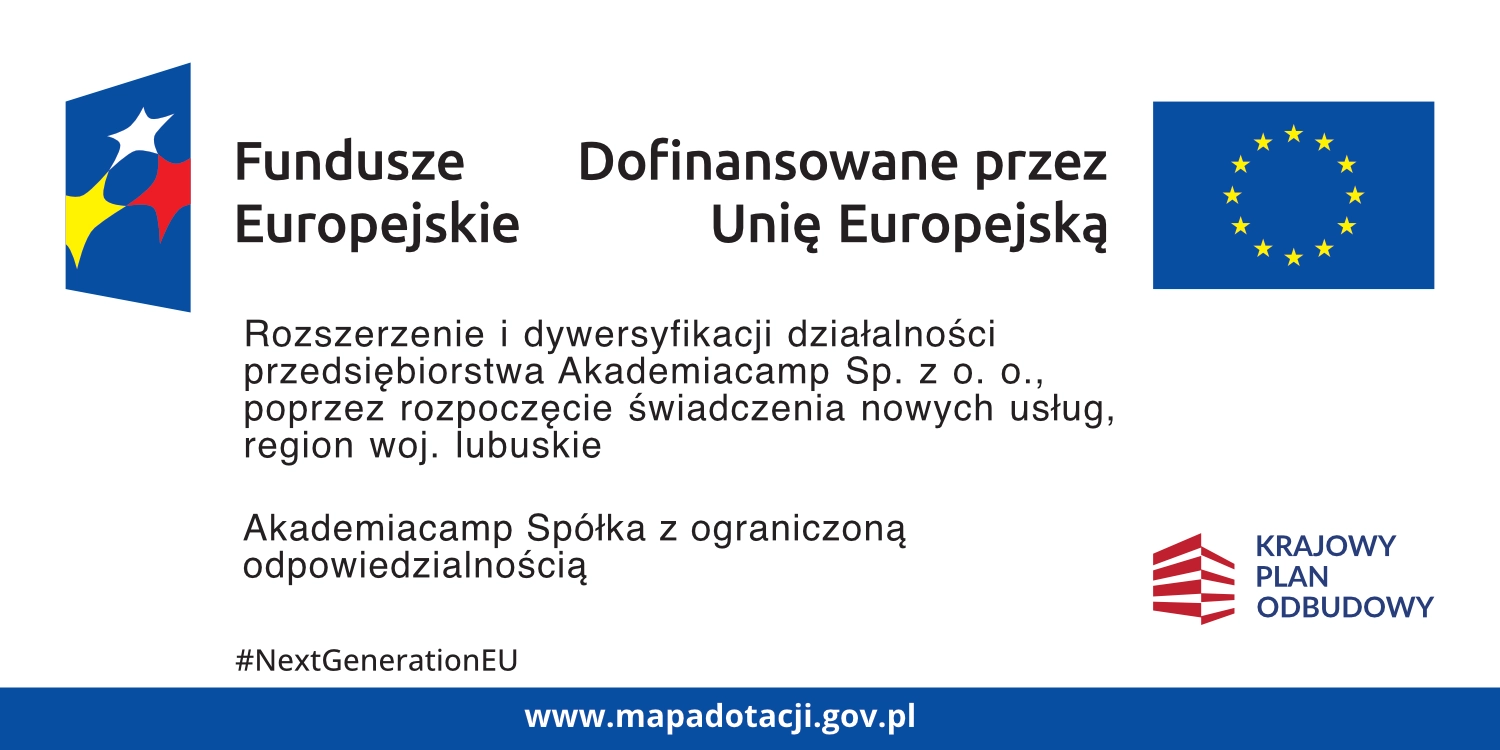 info-dofinansowanie UE 2025 informacja o dofinansowaniu projektu z funduszy UE